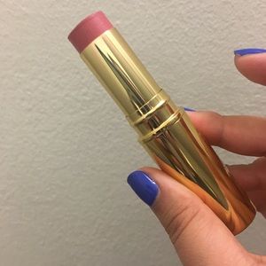 Beautycounter cream blush stick in "hibiscus"